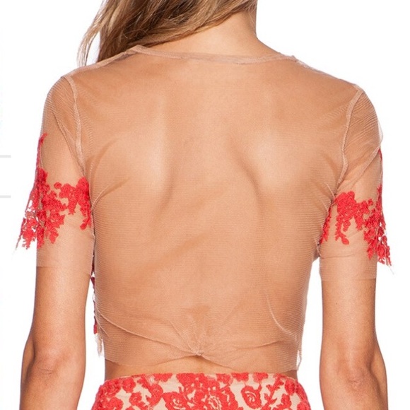 For Love and Lemons Luau top blue - Picture 6 of 8